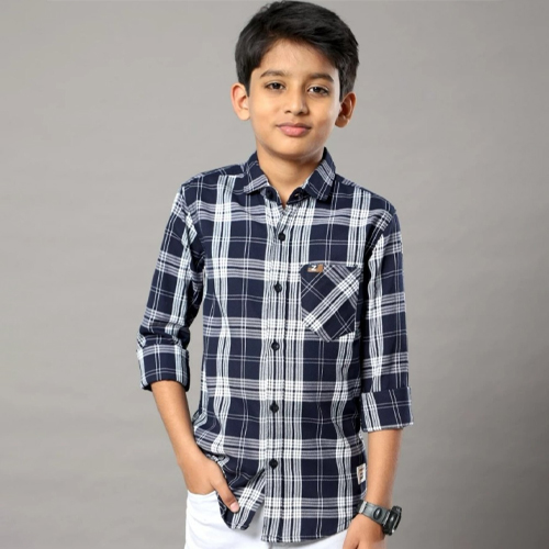 boys cotton full sleeve shirt exporter in Bihar